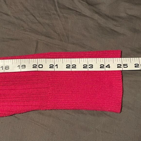 NWOT! Sonoma Pink Long Sleeve Sweater (with beige built-in undershirt). Size Lg. - Picture 9 of 9
